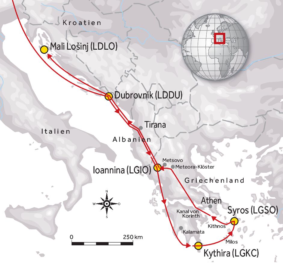 Griechenlandkarte