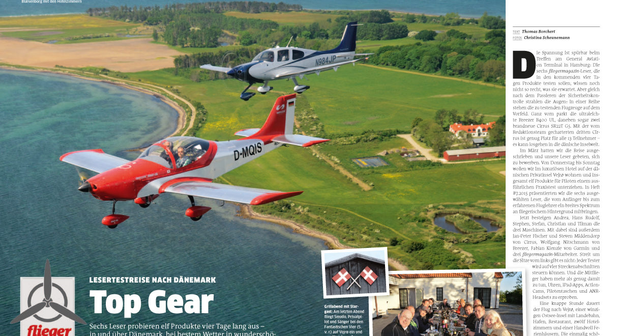 fliegermagazin-Lesertestreise nach Dänemark (#8.2015)