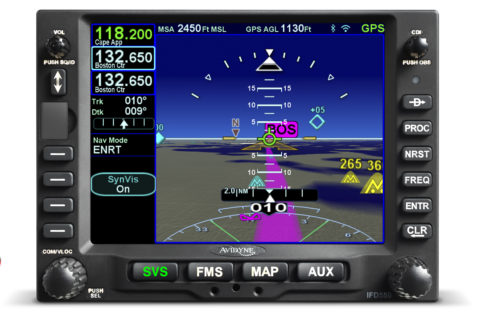 Der GPS-Navigator IFD550 braucht eventuell ein Software-Update
