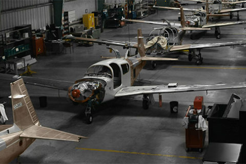 Mooney-Werk in Kerrville, Texas, USA