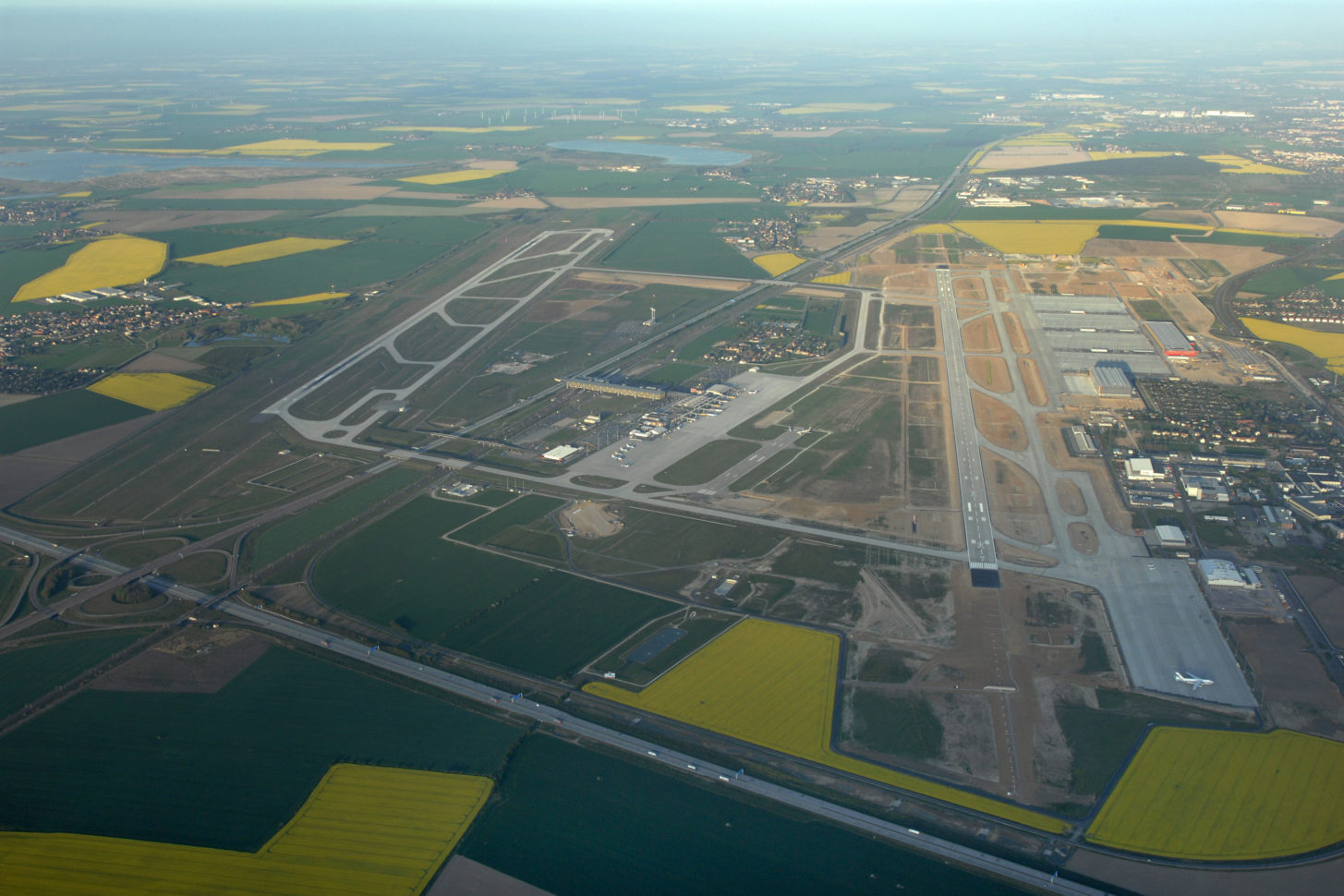 Airport Leipzig-Halle aus der Luft