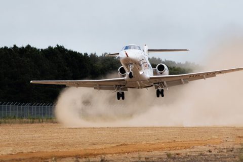 Pilatus PC-24 startet erstmals von unbefestiger Piste