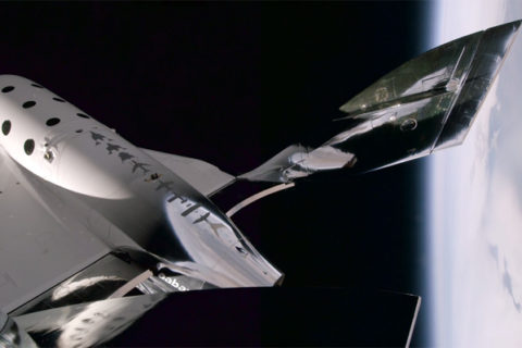 Erstflug gelungen: SpaceShipTwo VSS Unity beim ersten Flug ins All
