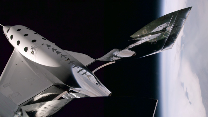 Erstflug gelungen: SpaceShipTwo VSS Unity beim ersten Flug ins All