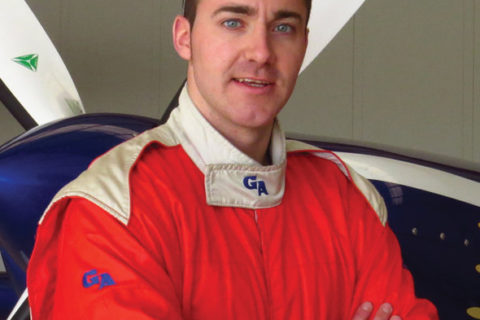 Der 25-jährige Claudius Spiegel ist neben Matthias Dolderer der zweite Red Bull Air Race Pilot bei Challenger Cup