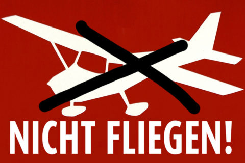 DAeC rät Mitgliedern: nicht fliegen!