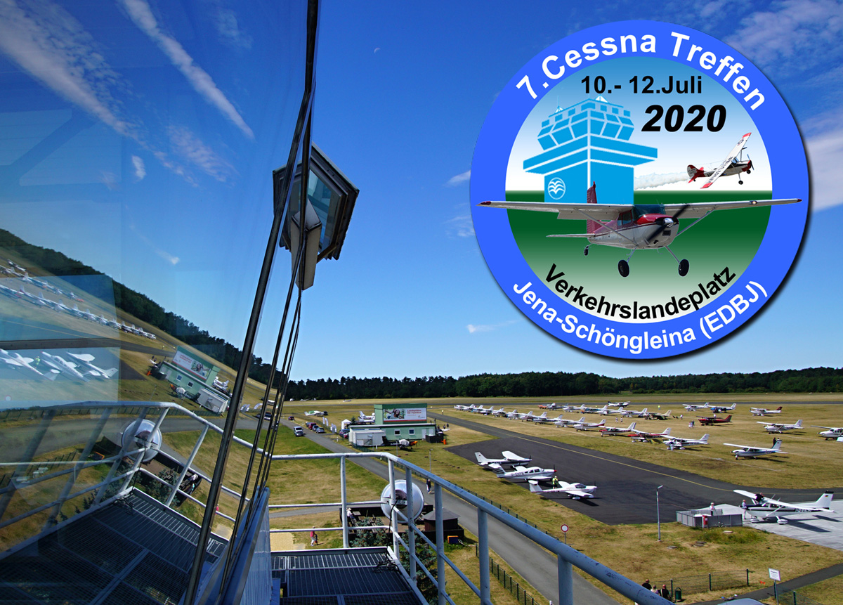 Cessna-Treffen 2020 in Jena-Schöngleina