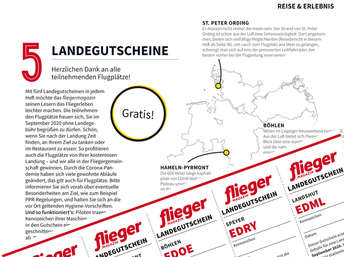 Landegutscheine September 2020