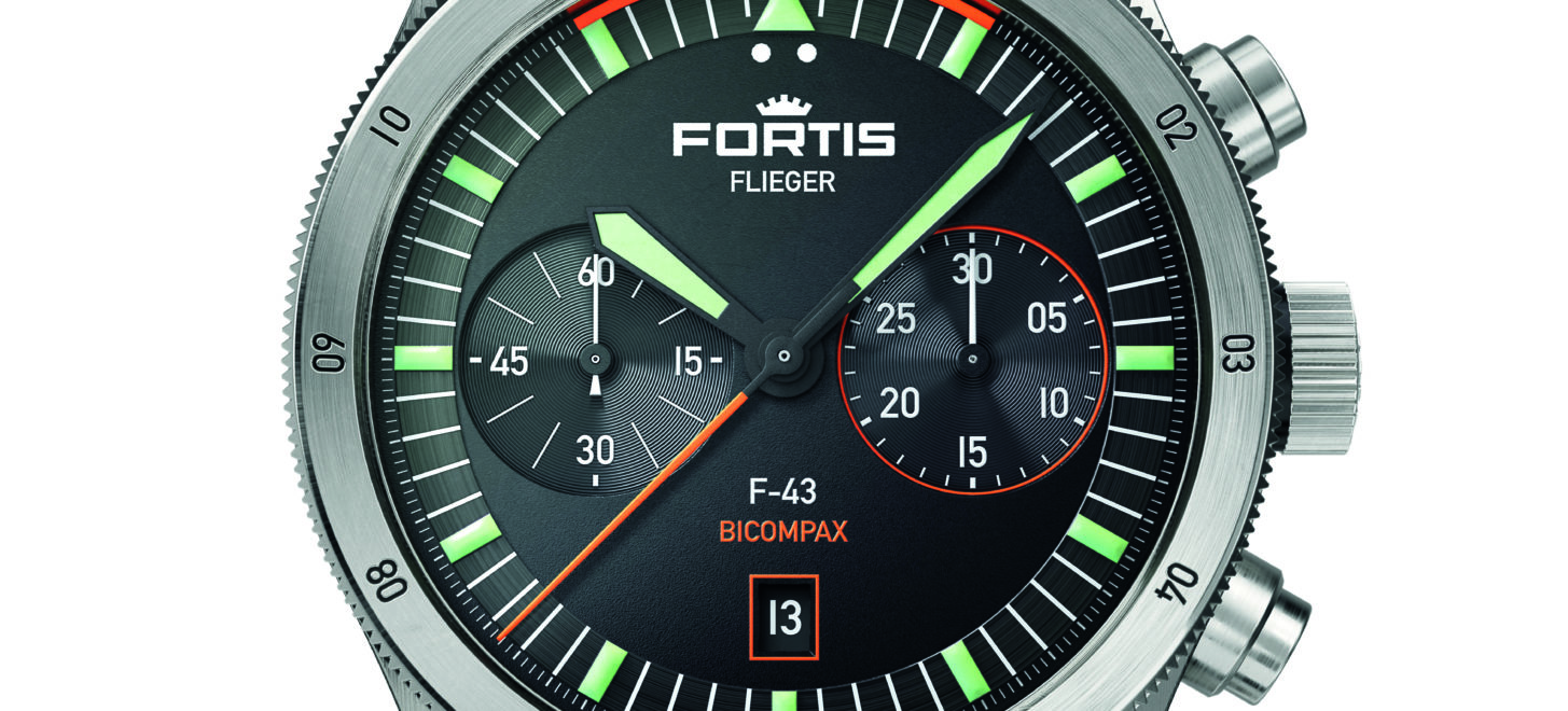 Neue Fliegeruhr F-43 von Fortis