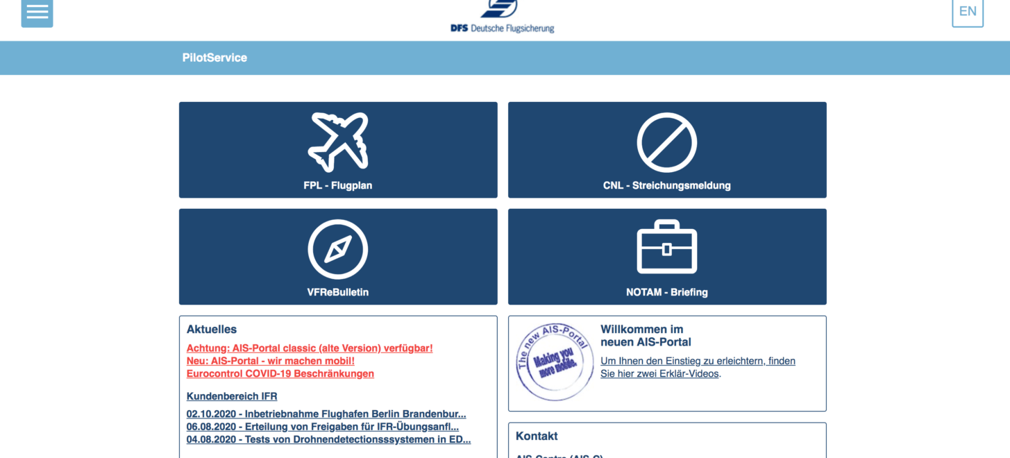 AIS-Portal für Mobilgeräte optimiert