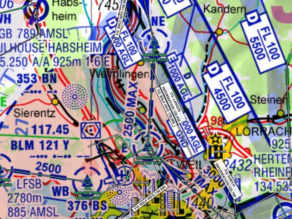 fliegercafé im November - Herwart Goldbach referiert online zu Themen der Flugsicherheit (Karte: DFS Deutsche Flugsicherung)
