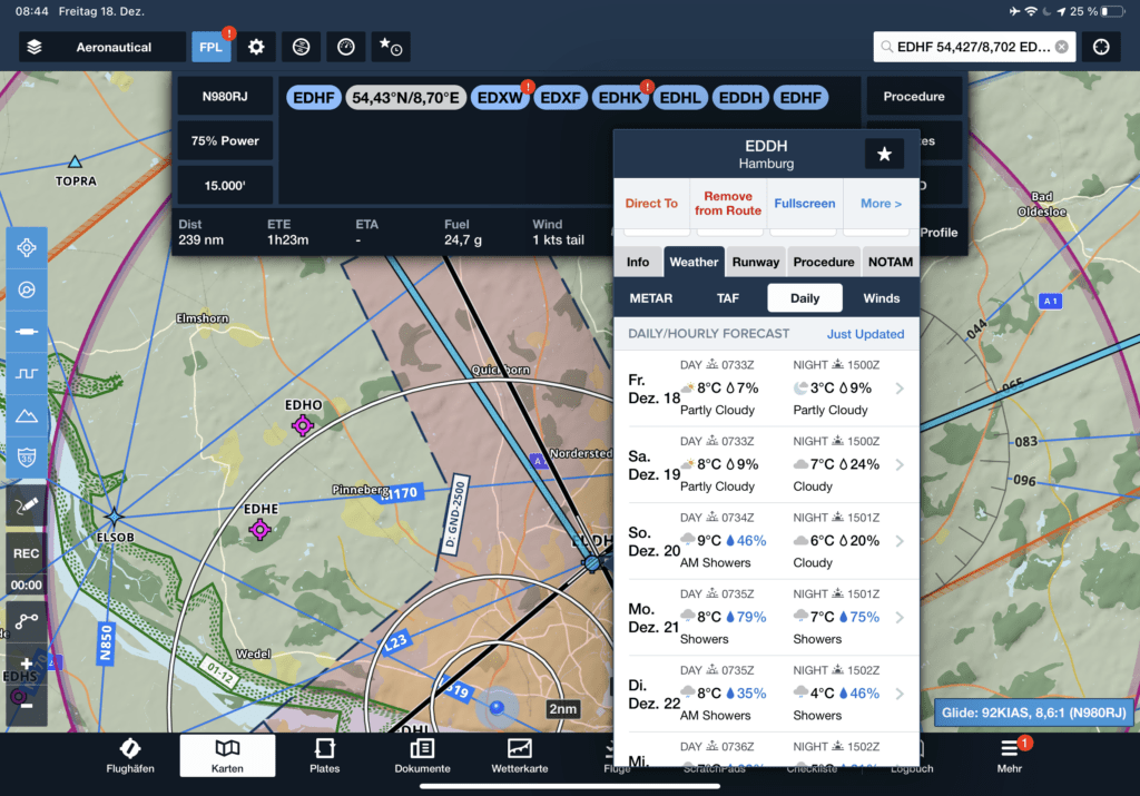 ForeFlight 10-Tage