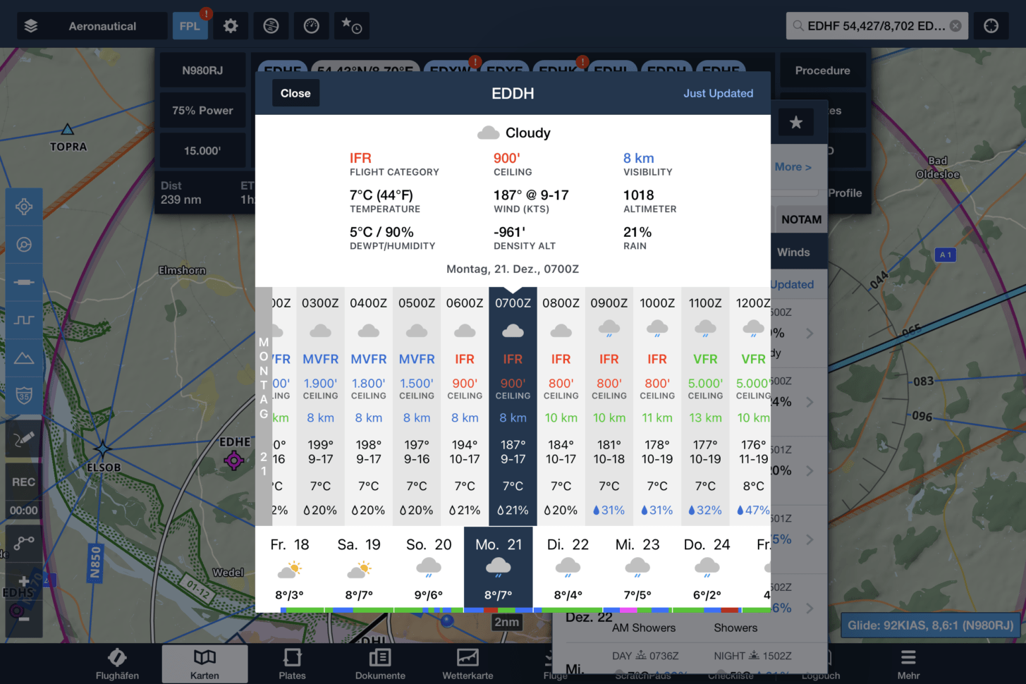 ForeFlight 10 day