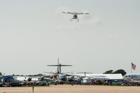 Volocopter fliegt in Oshkosh