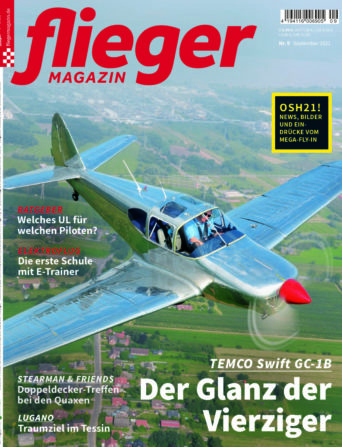 fliegermagazin Titel Ausgabe September 2021