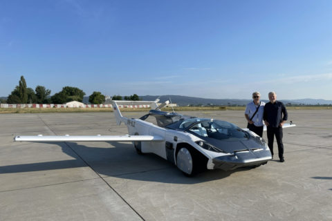 AirCar Klein Vision Slowakei Nitra fliegendes Auto