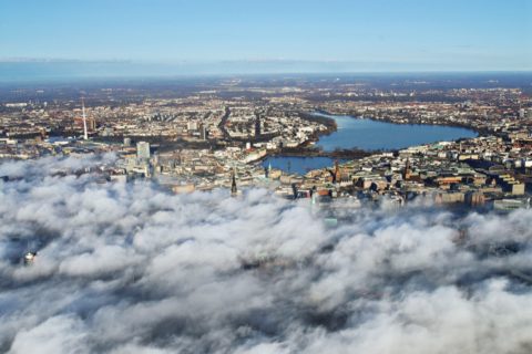 Nebel über Hamburg