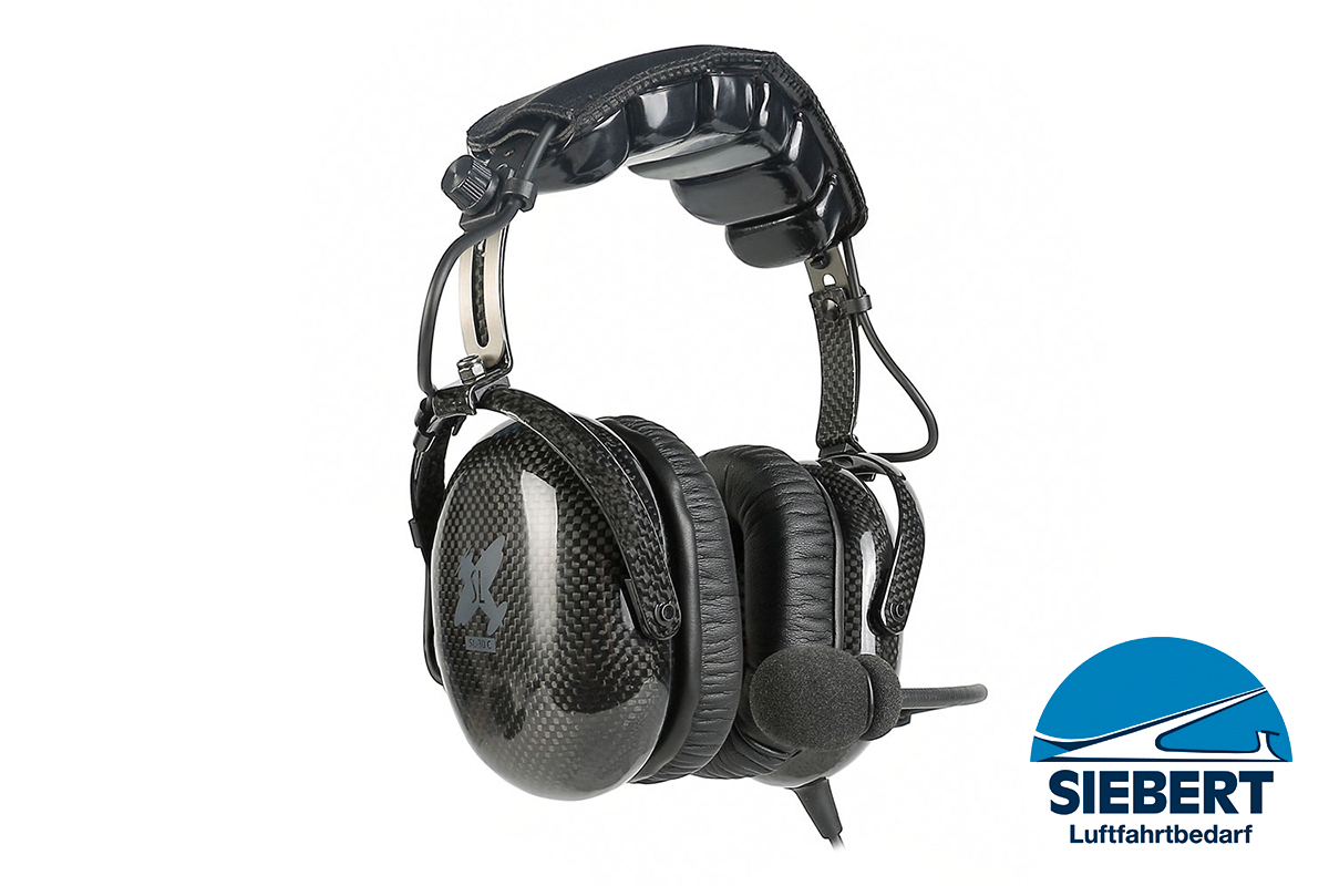 Siebert Luftfahrtbedarf: Headset SL-30 C - Carbon zum Aufsetzen