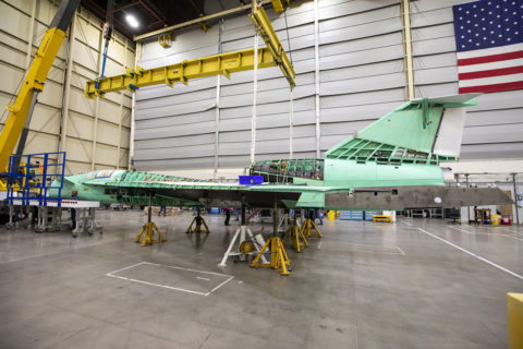 NASA-Jet X-59 nimmt Gestalt an