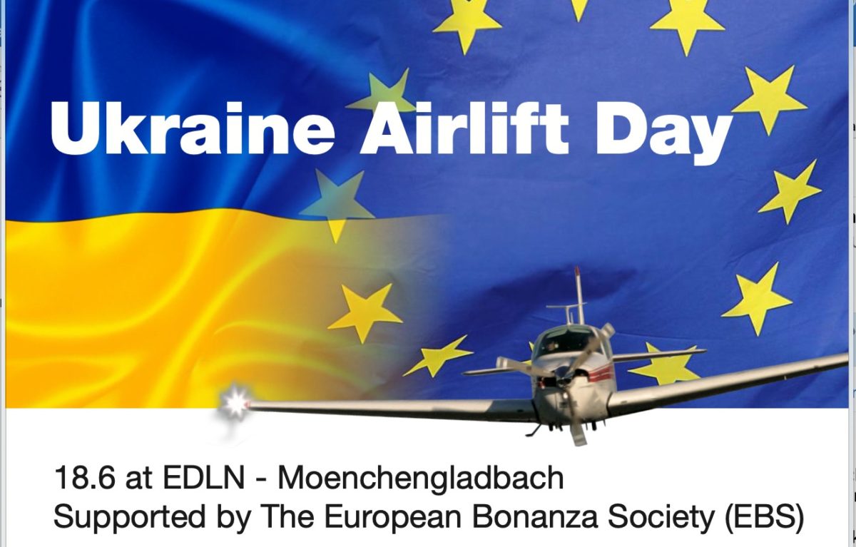 Ukraine Airlift Day Flughafen Mönchengladbach