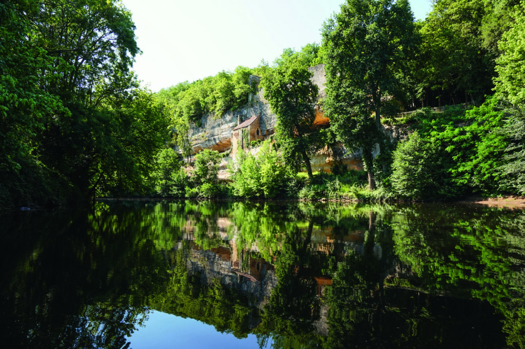 Burg aus dem Wasser