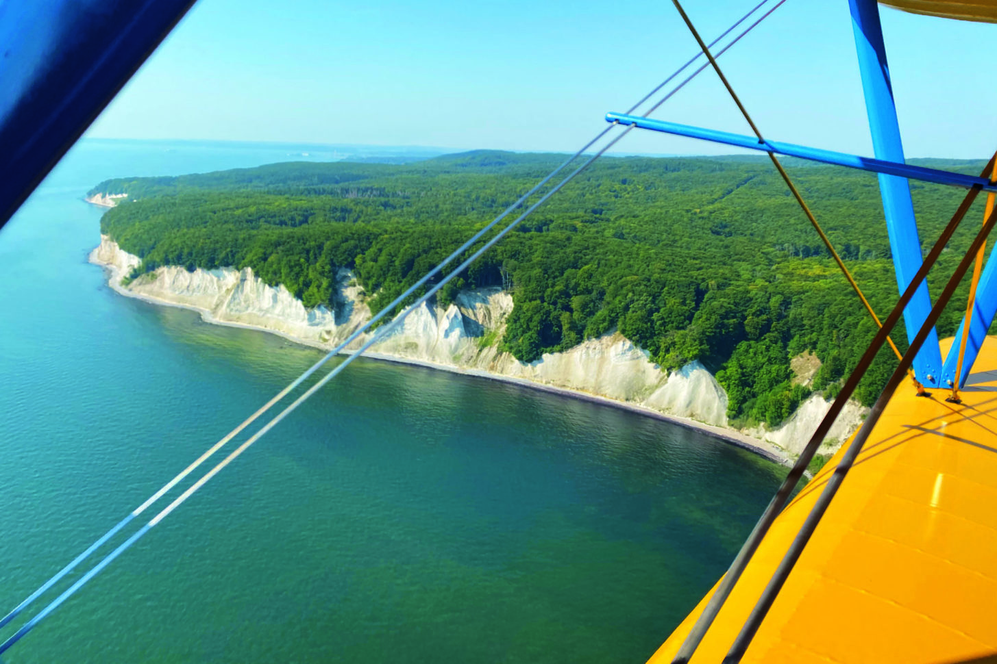 Mit der Boeing Stearman nach Rügen