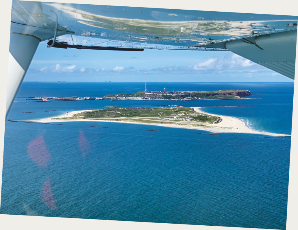 Rechter Gegenanflug Helgoland