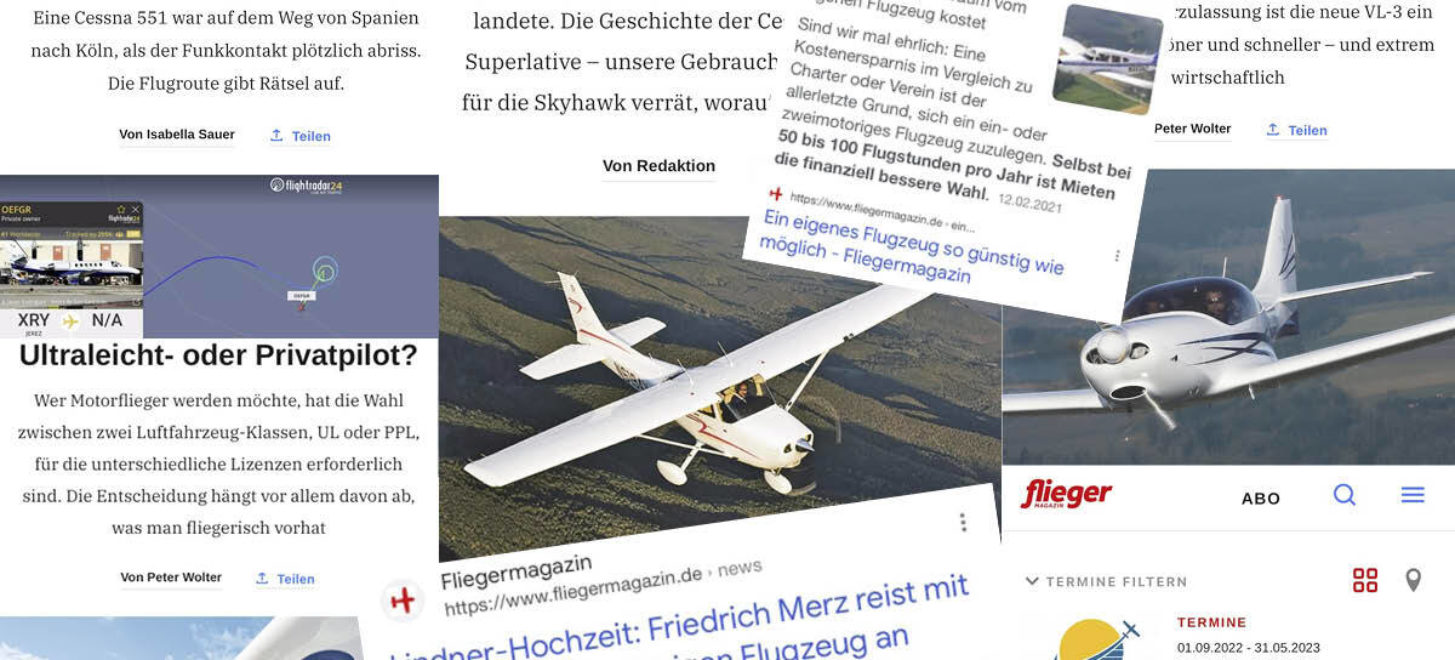 fliegermagazin-Jahresrückblick 2022: Das hat Sie besonders interessiert