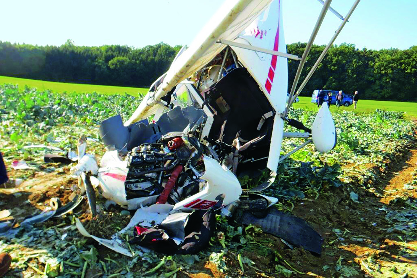 UL-Prüfung misslungen: Flugzeugabsturz im Sauerland