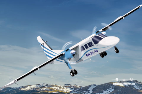 Britten-Norman Islander: Zweimotoriges Flugzeug