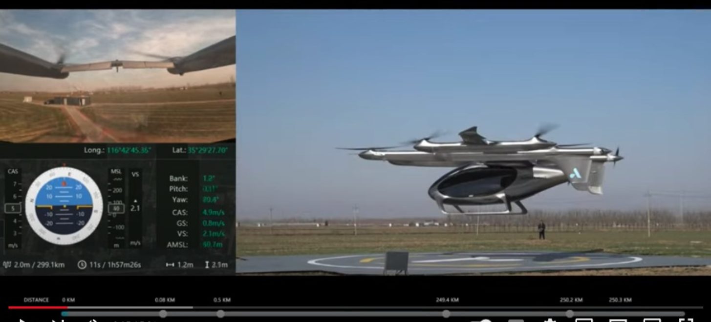 AutoFlight absolviert längsten eVTOL-Flug der Welt
