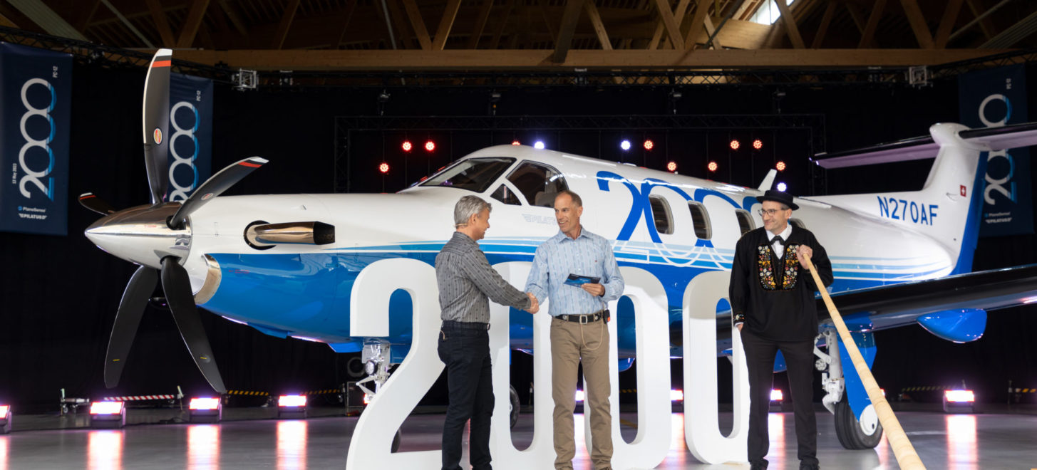 Pilatus Aircraft übergibt den 2000. PC-12