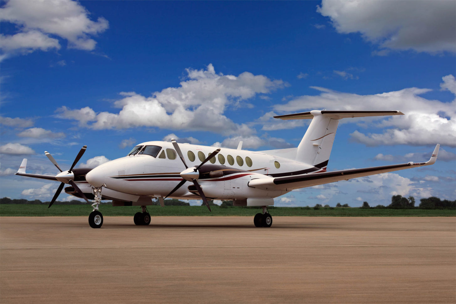 Die Beechcraft King Air Turboprop wird von Textron Aviatio entwickelt und hergestellt.