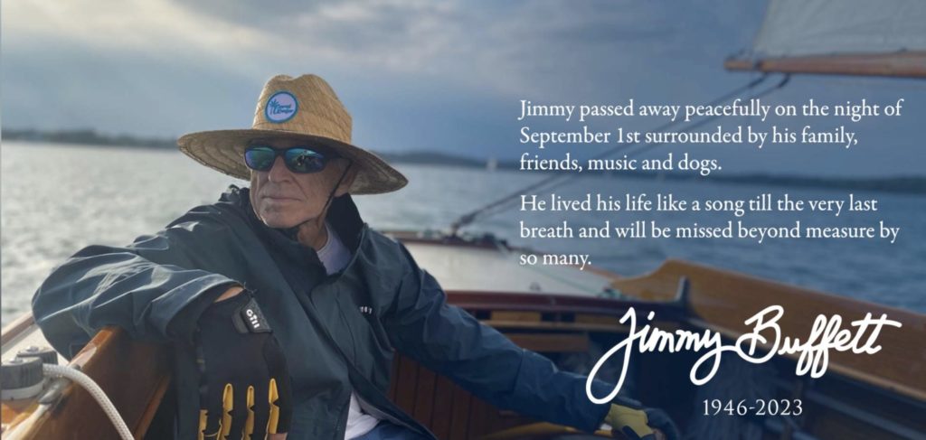 Musiker und Privatpilot Jimmy Buffett ist im Alter von 76 Jahren verstorben.