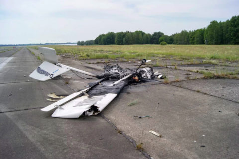 Ruderflattern: Fluganfänger stürzt beim ersten Soloflug im neuen Flieger ab