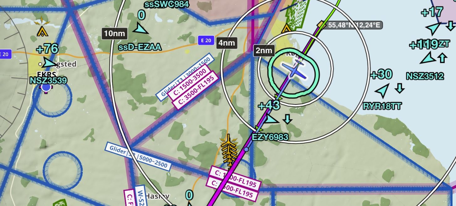 Kollisionsvermeidung und Verkehrswarner