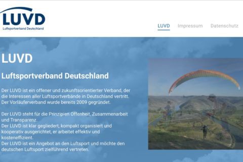 Mit dem Luftsportverband Deutschland (LUVD) hat sich Anfang November ein neuer Vertreter für die Interessen des Flugsports gegründet.