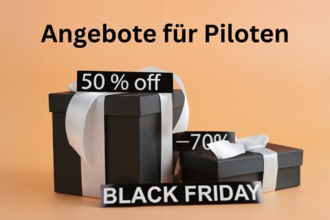 Lust auf Shopping? Beim Black Friday gibt es auch Angebote für Piloten!