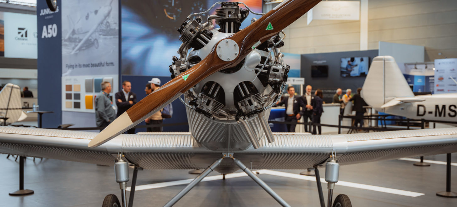 Premiere auf der AERO 2024: Junkers A50 Heritage mit Sternmotor