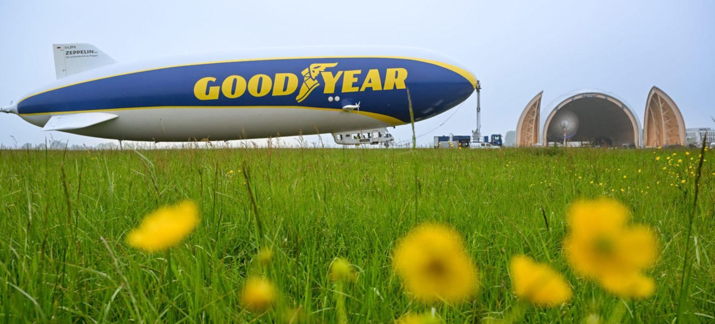 Neuer Zeppelin jetzt dauerhaft am Flughafen Essen/Mühlheim (EDLE)