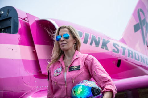Pilotin Stephanie Goetz fliegt 
