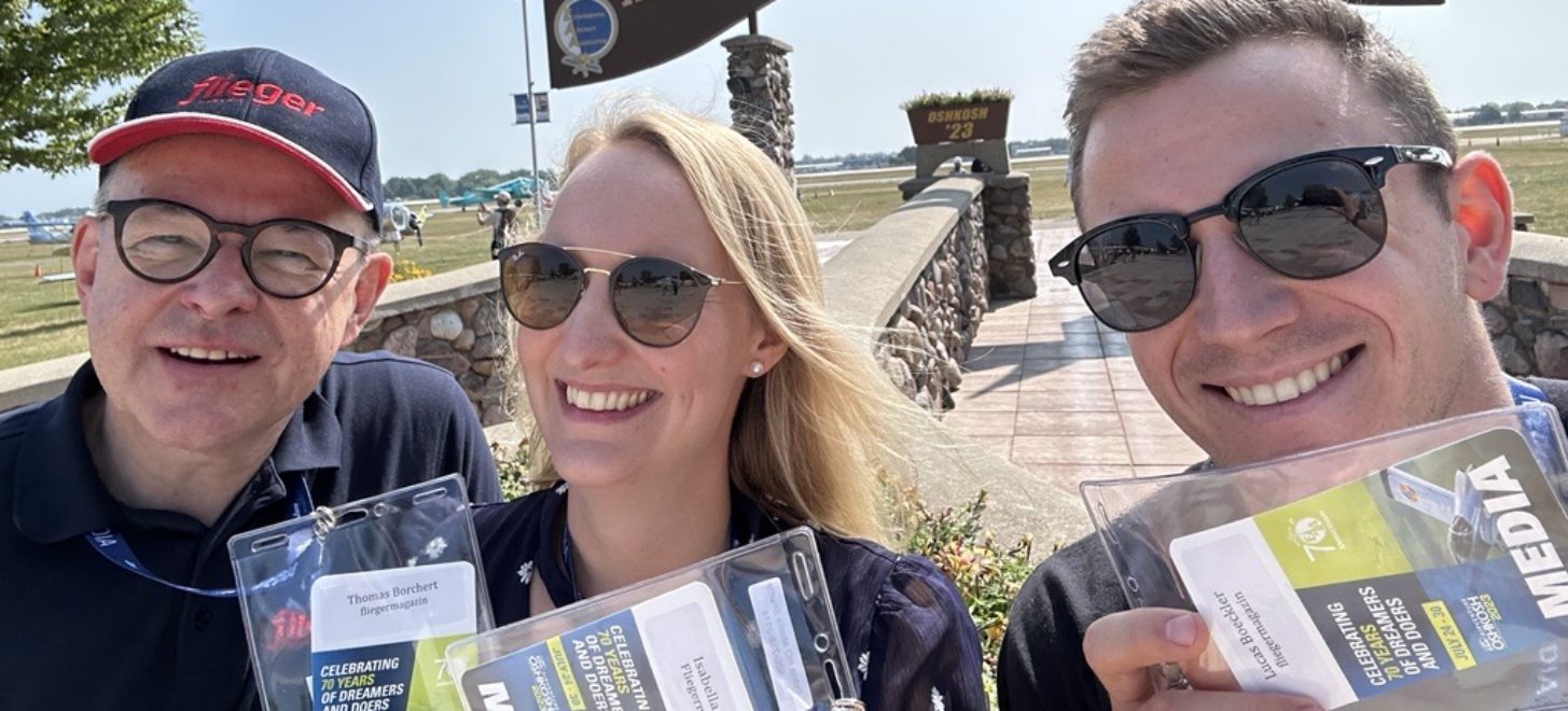 Kommen Sie zum fliegermagazin-Treffen in Oshkosh 2024!