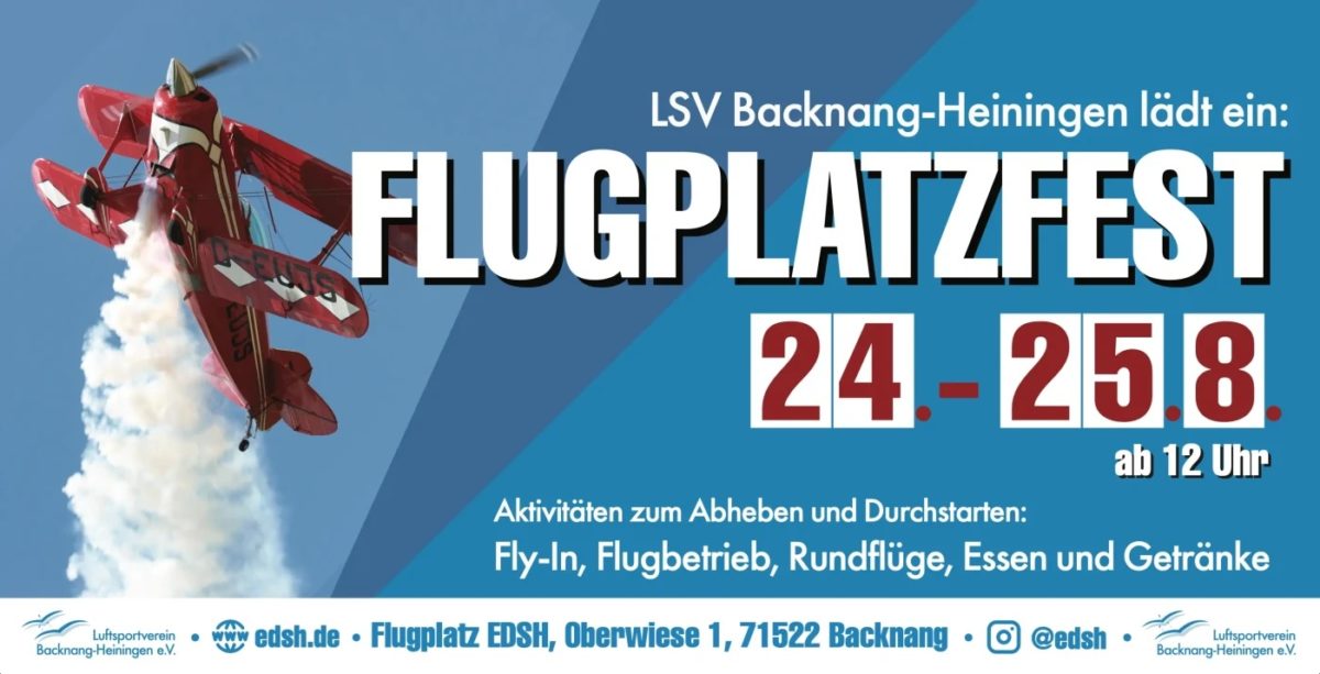 Flugplatzfest LSV Backang-Heiningen e.V.