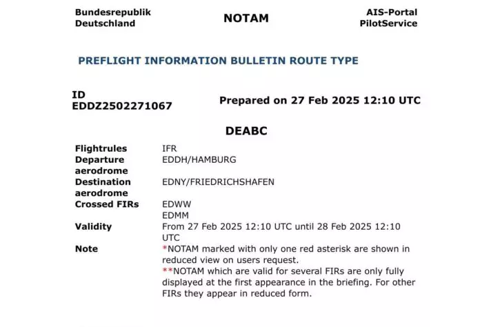 NOTAMs einfach erklärt – wichtige Infos für Piloten