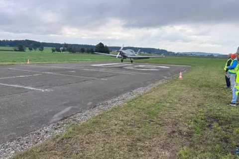 Ziellandung mit dem UL
