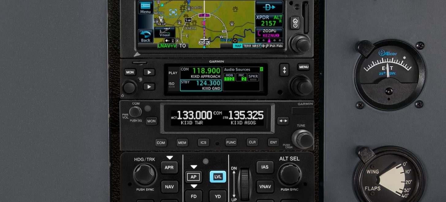 Garmin zeigt CO-Sensor und Audio-Panel-Upgrade