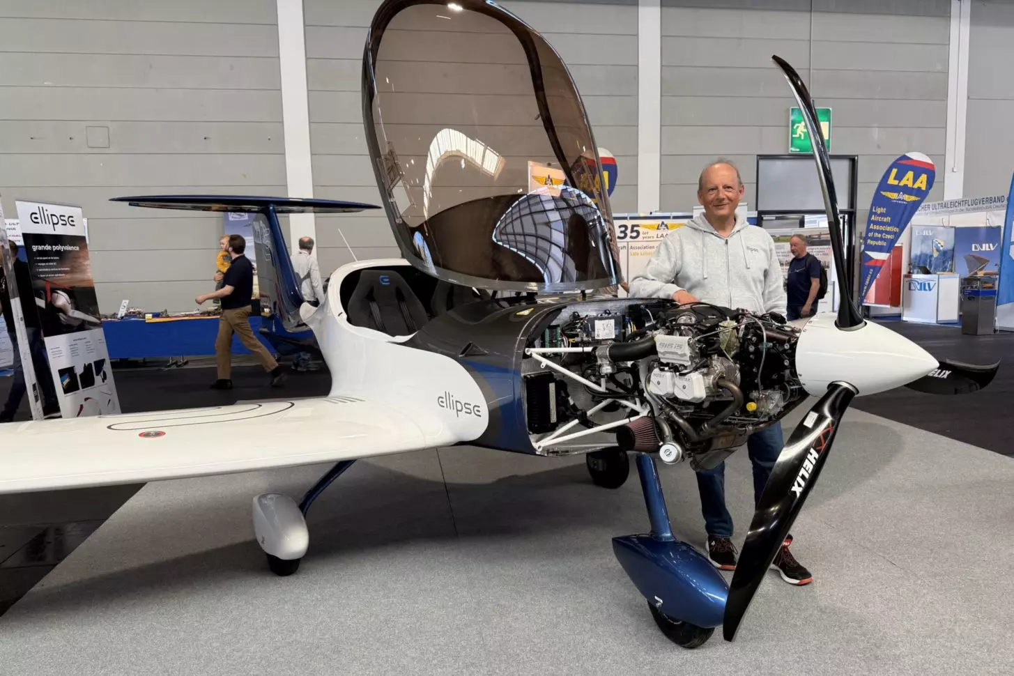 Ellipse Spirit: Komplett aus Karbon gefertigt, punktet das Flugzeug mit elliptischen Flügeln, einem markanten T-Leitwerk und außergewöhnlicher Optik.