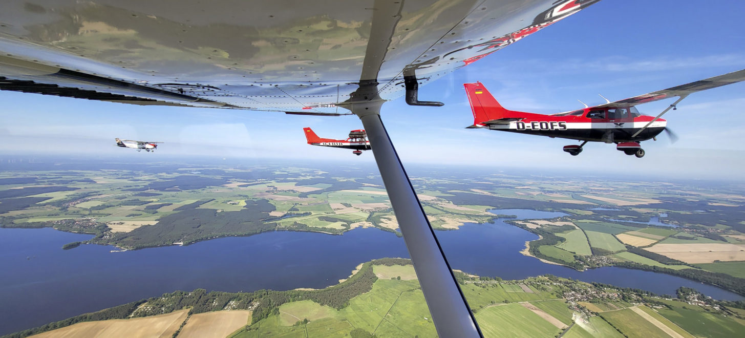 Die Tücken der Technik: Mit fünf Cessna 172 durchs Baltikum