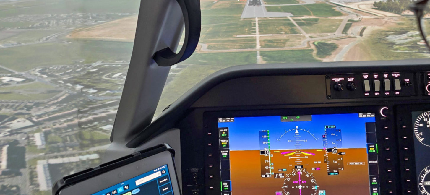 Im Cessna 172 Simulator der AAG Flight Academy