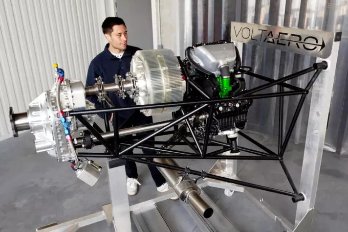 VoltAero zeigt Kawasaki Hybridmotor für Homebuilds